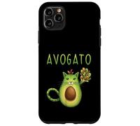 Carcasa para iPhone 11 Pro MAX Avogato Cinco De Mayo Regalo Cinco De Meow Avogato Cat Aguacate