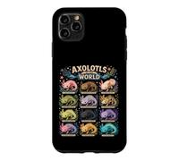 Carcasa para iPhone 11 Pro MAX Axolotls of The World Funny Axolotl