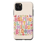 Carcasa para iPhone 11 Pro MAX Ayudando a Little Minds Bloom Teacher Floral Mariposa Manzana