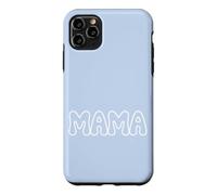 Carcasa para iPhone 11 Pro MAX Azul - Mama Retro Bubble Letters Groovy Heart