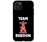 Carcasa para iPhone 11 Pro MAX Baboons Animals Funny Little Baby Monkey Team Baboon
