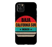 Carcasa para iPhone 11 Pro MAX Baja California Sur México Retro Vintage Baja California Sur