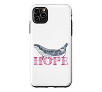 Carcasa para iPhone 11 Pro MAX Ballena jorobada Hope Line Art - Diseño detallado de Ballena