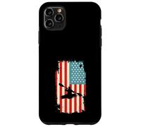 Carcasa para iPhone 11 Pro MAX Bandera Americana Kayak Kayak Paddler River