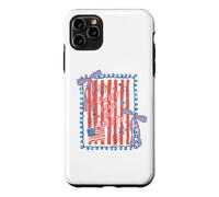 Carcasa para iPhone 11 Pro MAX Bandera con Lazo de Sweet Land of Liberty Patriotic Coquette, EE. UU.