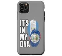 Carcasa para iPhone 11 Pro MAX Bandera de ADN de Belice y Guatemala, Regalo de Patrimonio