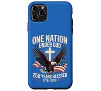 Carcasa para iPhone 11 Pro MAX Bandera de águila One Nation Under God 250 Years Blessed 1776-2026