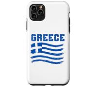 Carcasa para iPhone 11 Pro MAX Bandera de Grecia Hellas Herencia Griega Orgullo Helénico