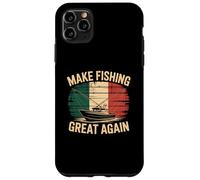 Carcasa para iPhone 11 Pro MAX Bandera de Italia Retro Vintage Que Hace Que la Pesca Sea Genial de Nuevo