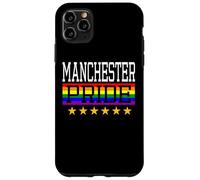 Carcasa para iPhone 11 Pro MAX Bandera del Arco Iris LGBT de Manchester Pride Gay Lesbianas Queer
