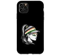 Carcasa para iPhone 11 Pro MAX Bandera India Mujer Viaje Vacaciones Orgullo Visor