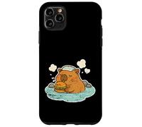 Carcasa para iPhone 11 Pro MAX Baño Relajado Capybara Burger Onsen