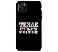 Carcasa para iPhone 11 Pro MAX Barbacoa Texas One Nation Under Brisket - Divertida Barbacoa de Texas