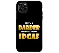 Carcasa para iPhone 11 Pro MAX Barber Idgaf Meme Cute Occupation Hairdresser Gear Barbers