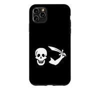 Carcasa para iPhone 11 Pro MAX Bartholomew Roberts Bandera Pirata Jolly Roger Skull Captain