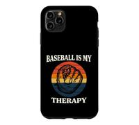 Carcasa para iPhone 11 Pro MAX Baseball Is My Therapy Vintage Retro Glove Player