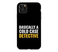 Carcasa para iPhone 11 Pro MAX Básicamente un Detective de Casos fríos Escuchador de Podcast True Crime