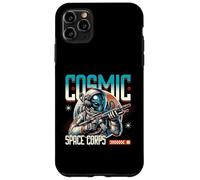 Carcasa para iPhone 11 Pro MAX Batallón Guerrero Alienígena del Cuerpo Espacial Cósmico de Ciencia Ficción