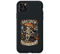 Carcasa para iPhone 11 Pro MAX BBQ Crew Skeleton Pig Grill Beer Sombrero Gafas de Sol 1