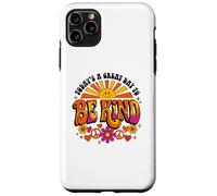 Carcasa para iPhone 11 Pro MAX Be Kind Groovy Retro Sunshine Cute Kindness Teacher