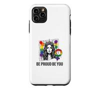 Carcasa para iPhone 11 Pro MAX Be Proud and Be You Rainbow LGBTQ Pride Feminista