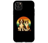 Carcasa para iPhone 11 Pro MAX Beagle Calico Cat Retro Animal Amistad