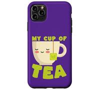 Carcasa para iPhone 11 Pro MAX Bebedor de Tazas de té My Cup of Tea, Lindo y Kawaii