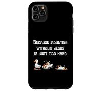 Carcasa para iPhone 11 Pro MAX Because Adulting Without Jesus Is Just Too Hard Christian