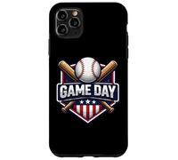 Carcasa para iPhone 11 Pro MAX Béisbol Día del Juego Fan Lover Jugador Entrenador Espectador Cita Diversión