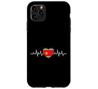 Carcasa para iPhone 11 Pro MAX Belle idee Cadeau Coeur Drapeau de la Guadeloupe 971 gwada