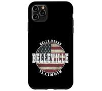 Carcasa para iPhone 11 Pro MAX Belleville Illinois, Bandera Americana Vintage