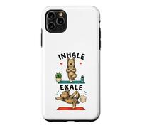Carcasa para iPhone 11 Pro MAX Berger Picard Haciendo Yoga inhalar - exale DIGOR Divertido