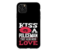 Carcasa para iPhone 11 Pro MAX Besar a un policía Necesita Amor también Oficial de policía