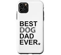 Carcasa para iPhone 11 Pro MAX Best Dog Dad Ever Sign Dog Dad Paw Print Dog Lover Dogfather