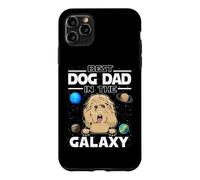 Carcasa para iPhone 11 Pro MAX Best Dog Dad In The Galaxy Goldendoodle Puppy Dogs Lovers