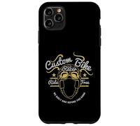 Carcasa para iPhone 11 Pro MAX Bicicleta Personalizada Cafe Racer Ride Bicicleta construida Gratis Antes de nacer
