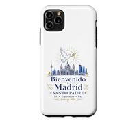 Carcasa para iPhone 11 Pro MAX Bienvenido a Madrid Santo Padre 2026 Paloma de Paz Católico
