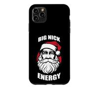 Carcasa para iPhone 11 Pro MAX Big Nick Energy Divertido Papá Noel Navidad