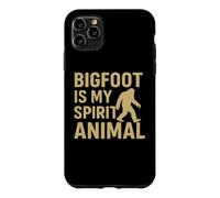 Carcasa para iPhone 11 Pro MAX Bigfoot Is My Spirit Animal Funny Sasquatch Retro Design