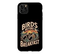 Carcasa para iPhone 11 Pro MAX Birds Before Breakfast observación de Aves Humor