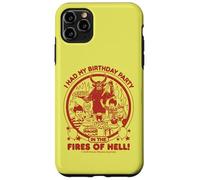Carcasa para iPhone 11 Pro MAX Birthday in Hell Sarcastic Retro Funny Adult Humor
