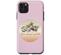 Carcasa para iPhone 11 Pro MAX Bloom Where You Are Planted Retro Floral Boho 70s Estética