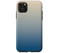 Carcasa para iPhone 11 Pro MAX Blue Beige Gradient Aesthetic - Minimalist Ombre Design for
