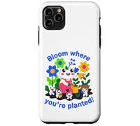 Carcasa para iPhone 11 Pro MAX Bonito diseño de Flor de Rana Que florece Donde estás plantado