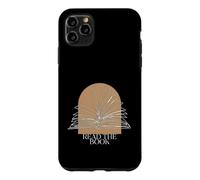 Carcasa para iPhone 11 Pro MAX Bookworm Read The Book Boho Arch Line Art Illustration