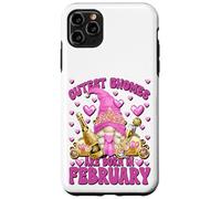Carcasa para iPhone 11 Pro MAX Born In February Birthday GNOME For Women Funny Princess