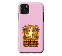 Carcasa para iPhone 11 Pro MAX Born to Be Magical Summer Vibes Piña Unicornio