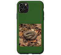 Carcasa para iPhone 11 Pro MAX Bosque Serpiente Enrollado Vida Silvestre Bosque Reptil Escena