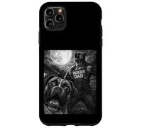Carcasa para iPhone 11 Pro MAX Boxer Dog Dad Moon Funny Scary Vintage Graphic - Selfie para Hombre