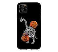 Carcasa para iPhone 11 Pro MAX Brachiosaurus Apatosaurus Dinosaurio Esqueleto Calabaza Dino Niño